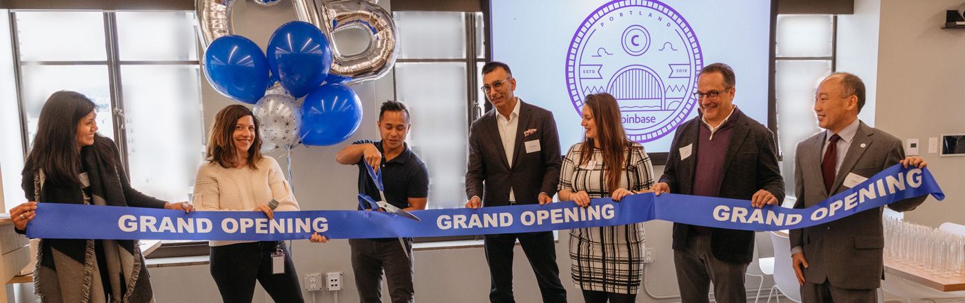Coinbase Grand Opening