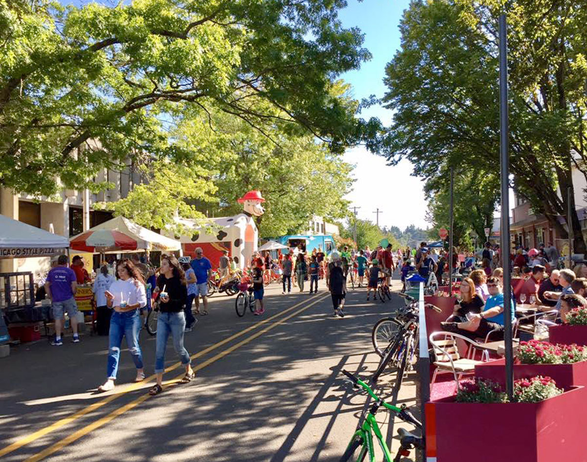 milwaukie, or street fair